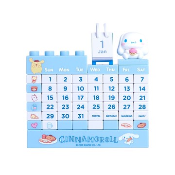 美味點心積木萬年曆-大耳狗喜拿款