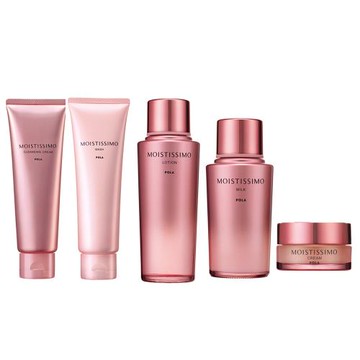 POLA霧黛絲奧清潔霜120g+洗面乳120g+化妝水125ml+乳液95ml+營養霜30g