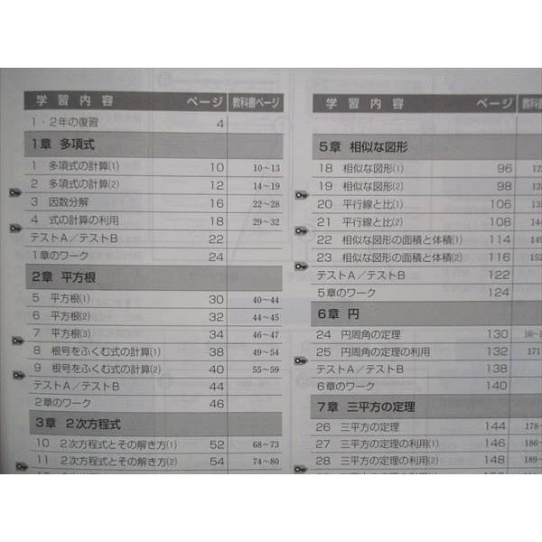 VK13-125 塾専用 中3 Keyワーク 数学 東京書籍準拠 未使用 12S5B