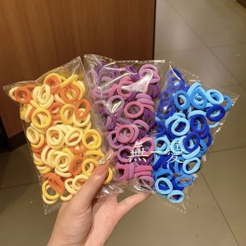 ⭐台灣出貨⭐可爱儿童扎头发小孩头绳发圈宝宝小皮筋新年发绳头饰婴儿皮筋毛巾