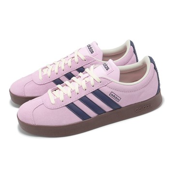 [ACS] adidas 休閒鞋 VL Court 2 女鞋 粉紫 藍 膠底 復古 麂皮 愛迪達 JR8309