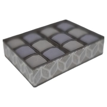 生活特工 百變多格收納盒 12格  優質布料 多種尺寸格數變化 可調節 可折疊設計 防水  28 x 21 x 12cm  P3928  1個