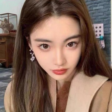 925銀針小眾設計感錯位寶石微鑲鋯石不對稱高級感撞色紫水晶耳環