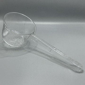 💫臺灣直出💫長把水晶水舀透明長款家用長柄小號水瓢輕奢透明家庭必備