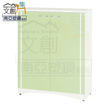 【文創集】羅斯 環保3尺南亞塑鋼開門鞋櫃(客約商品)