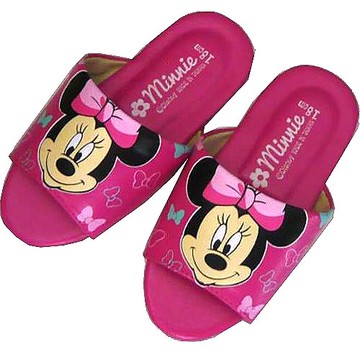 我愛米奇兒童室內皮拖鞋【 e鞋院】