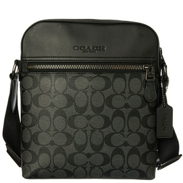 COACH HOUSTON 男士拼皮肩背斜跨包 斜背包F73336  (預購)~【 菲尼斯 國際精品 ★ 疊加現抵$2099 】