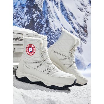 戶外雪地靴女加絨冬季防水防滑保暖棉鞋男東北棉靴滑雪