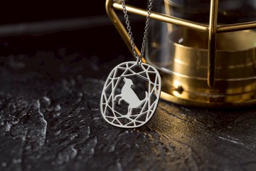 【情人節禮盒】(手鍊+項鍊)寶石與動物系列-狗狗