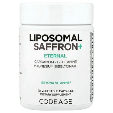 Codeage, 脂質體番紅花+，90 粒素食膠囊