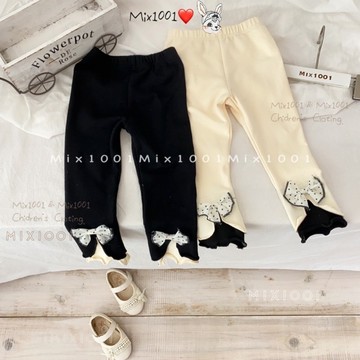 🌈✨mix1001韓版 雙層造型網紗蝴蝶結內搭褲✨兒童捲邊造型蝴蝶結內搭褲 5-17