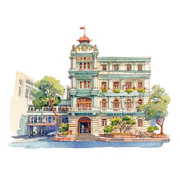 步行街道 PET 紙膠帶