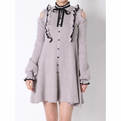 公式 Eatme イートミー ハイネックニットワンピース 通販 Lineポイント最大get Lineショッピング