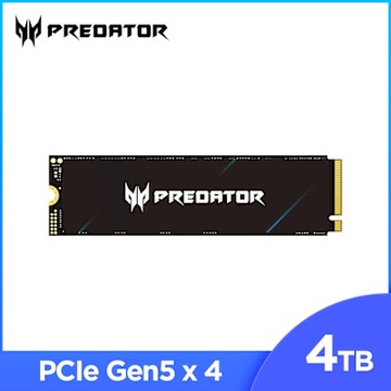 Acer Predator GM9 4TB M.2 PCIe Gen5 SSD固態硬碟