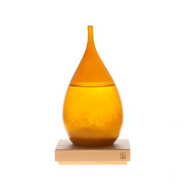 Tempo Drop 大水滴天氣瓶（琥珀、附木座）