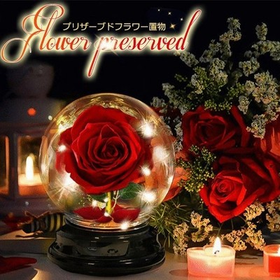 手作り プリザーブドフラワー ガラスドーム プレゼント ギフト 枯れない花 バラ 赤 可愛い 結婚記念日 インテリア 誕生日 記念品 贈り物 出産お祝い 母の日 通販 Lineポイント最大get Lineショッピング