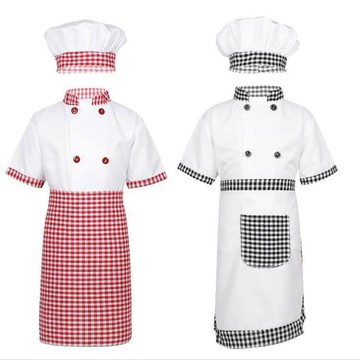【臺灣-出貨】兒童廚師服幼兒演出服小孩遊戲職業服裝表演少兒小廚師扮演服