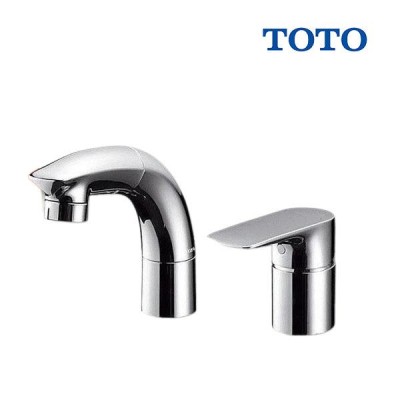 TOTO 洗面所水栓 台付2穴・エコシングル TLG05301J | LINEショッピング