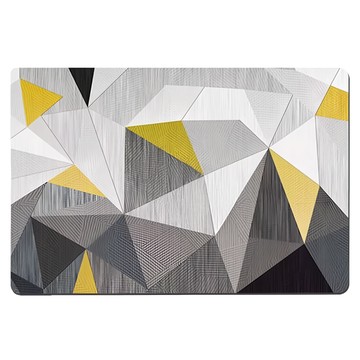 防滑吸水軟式奈米絨地墊 幾何圖案  40 x 60cm  1個