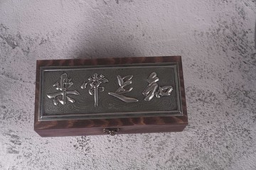 錫雕 知足常樂珠寶盒