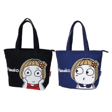 日本限定Kcompany kikipuri大眼女孩花子單肩大帆布包KI-TT系列(附暗袋)肩揹包肩背包