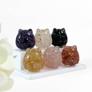 【快速出貨】水晶達摩小公仔 萌粒擺飾 | 新春 新年禮物