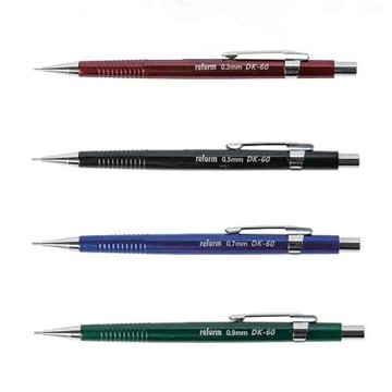 【MBS 萬事捷】自動鉛筆 0.3/0.5/0.7/0.9mm 12支/盒 DK-60(顏色隨機出貨)