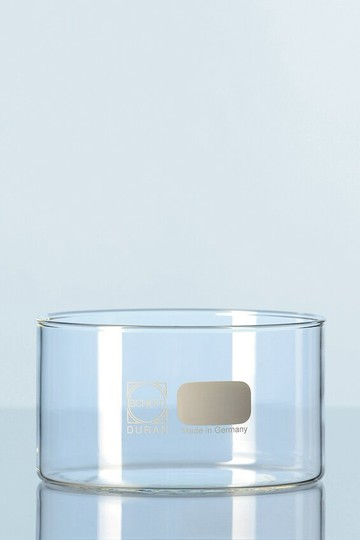 《德國 DWK》DURAN 玻璃 不具嘴 結晶皿 Ø95mm  容量:300ML【1個】 實驗耗材/ 玻璃容器/CrystaLLizing dish without spout