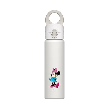 磁吸水壺 AquaStand 不鏽鋼 700cc - 附吸管 白 - 迪士尼-米奇 Mickey - 米妮 - 經典站立Pose