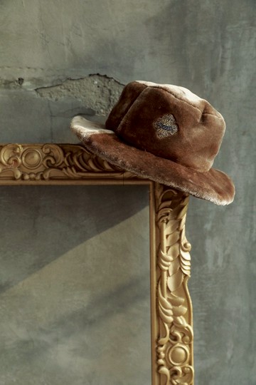 【綠野仙蹤】宮廷勇氣勳章毛絨平頂禮帽