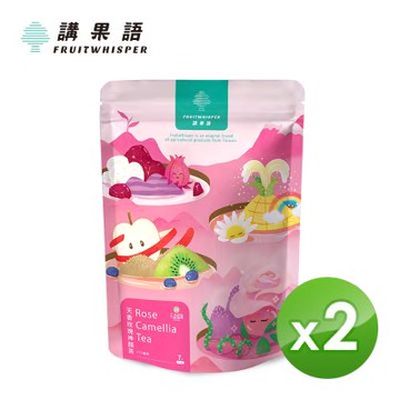 【講果語】天香玫瑰神顏茶5.5g x 7入(新竹市香山神農培育天香花x桃園平鎮無農藥洛神) 2入組