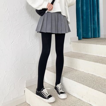 100D超彈連褲襪春秋季天鵝絨絲襪黑色ins網紅女薄款打底襪外穿