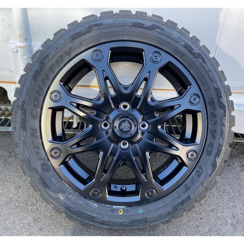165/60R15 オープンカントリーRT ハイゼットS321 S331V22年 ハイゼットジャンボ 軽トラ タイヤホイール トーヨー オープン