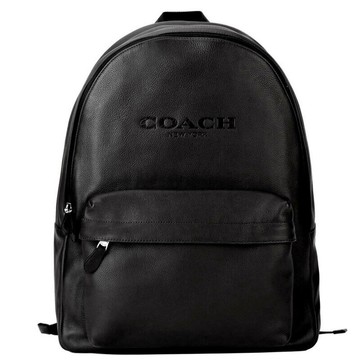 COACH男士經典黑色皮質雙肩後背包F54786 (現貨) ~【 菲尼斯 國際精品 ★ 疊加現抵$2099 】