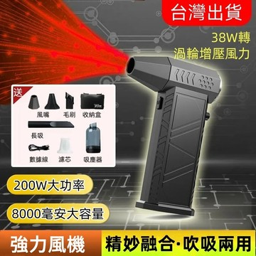 暴力除塵【渦輪吹塵機】15萬轉高速無刷吹塵機 高速暴力渦輪吹塵槍 强力高速手持吹葉機 渦輪吹塵機小型便攜手持吹塵機 吹水