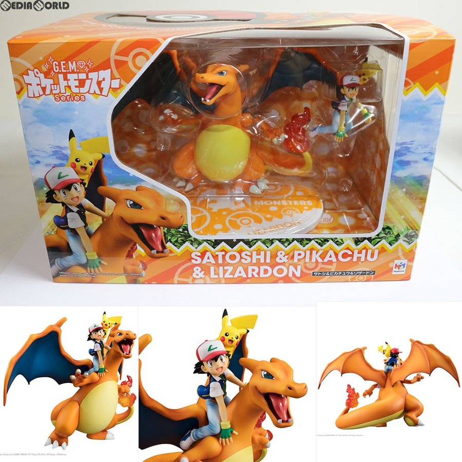新品即納 Fig G E M シリーズ サトシ ピカチュウ リザードン ポケットモンスター 完成品 フィギュア メガハウス 通販 Lineポイント最大0 5 Get Lineショッピング