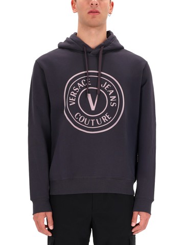 versace jeans couture sweatshirt with logo