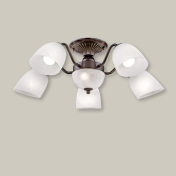 金屬烤漆玻璃造型半吸頂燈 F37-21-92312