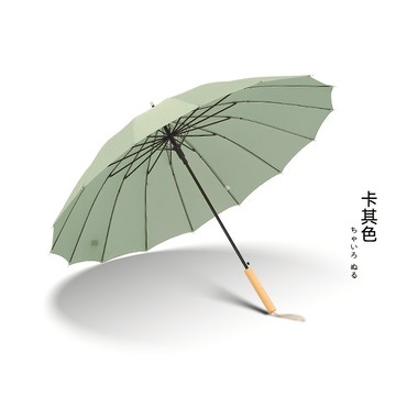 長柄傘/直柄傘/雨傘 小清新日系透明長柄雨傘女ins風大號復古簡約雙人直桿直柄自動傘【CM16614】