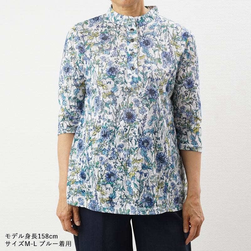 婦人服 ブラウス 夏用 シニア 服 80代 70代 60代 レディース