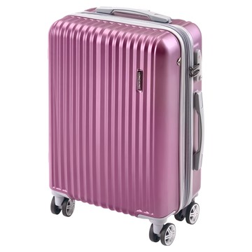 LONG KING 硬殼拉鍊款旅行箱 簡約面板 TSA海關密碼鎖 輕量箱體 24吋/28吋  20吋(39 x 26 x 51cm)  紫色