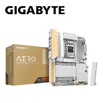 技嘉 X870E AERO X3D WOOD 主機板+AMD R7 9800X3D 8核/16緒
