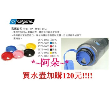 蝦幣回饋10% 台灣代理商公司貨 美國nalgene 易喝套片 1000cc 1500cc 寬口水壺適用