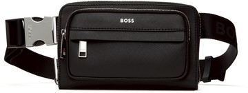 BOSS 黑色斜挎包