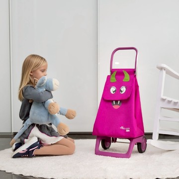 兒童兩輪時尚購物車 桃怪獸