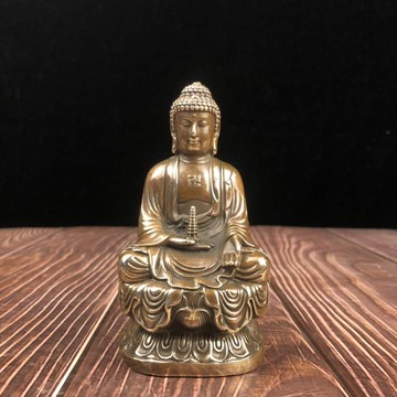 騰云駕霧釋迦摩尼佛像純銅坐蓮花釋迦摩尼背光佛釋迦摩尼佛像