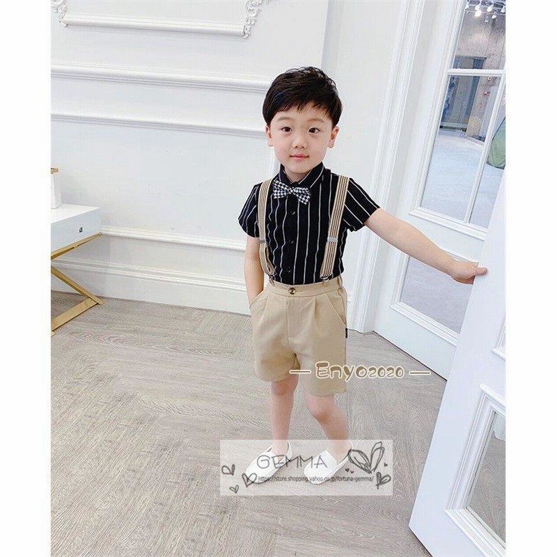 フォーマルスーツ セットアップ夏 男の子 紳士風 赤ちゃん