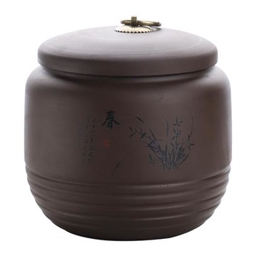 大號普洱家用半斤裝紫砂茶葉罐