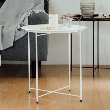 RICHOME 派列特茶几桌(內直徑42cm)(托盤可拆)-3色 托盤 茶几 床邊桌 TA455