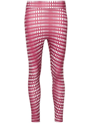 PUMA - x Lemlem graphic-print leggings - women - Recycled Polyester/Elastane/Recycled Polyester/Elastane - XS - Red
